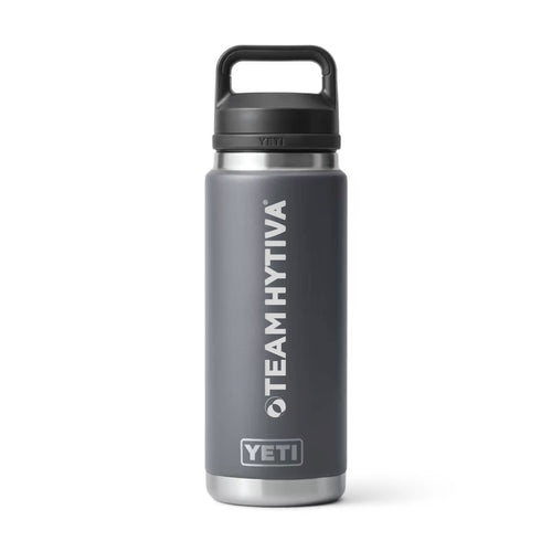 26oz Team Hytiva Charcoal Yeti Water Bottle