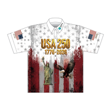 Load image into Gallery viewer, Hytiva Research America 250 Mens Full Button Party Shirt