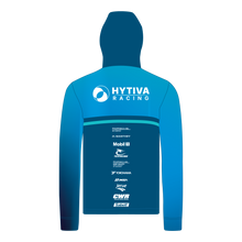 Load image into Gallery viewer, Hytiva Racing Rain Jacket with Blue Hoodie
