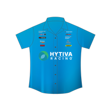 Load image into Gallery viewer, Hytiva Racing Womens Full Button Sponsor Shirt