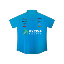 Load image into Gallery viewer, Hytiva Racing Womens Full Button Sponsor Shirt