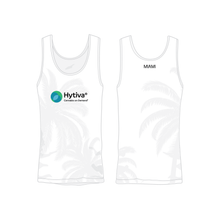 Load image into Gallery viewer, Hytiva Palm Tree White Tank Top
