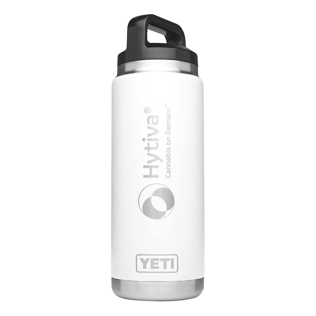 36oz White Yeti Water bottle